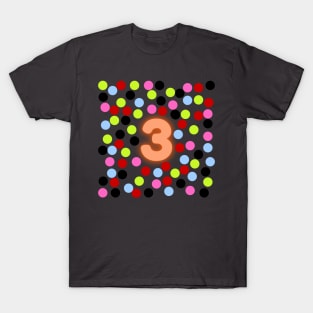 3 Number T-Shirt